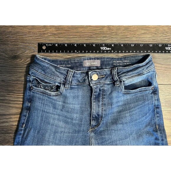 DL1961 Florence Mid Rise Instasculpt Skinny Jean in Size 27 read description - Picture 9 of 13